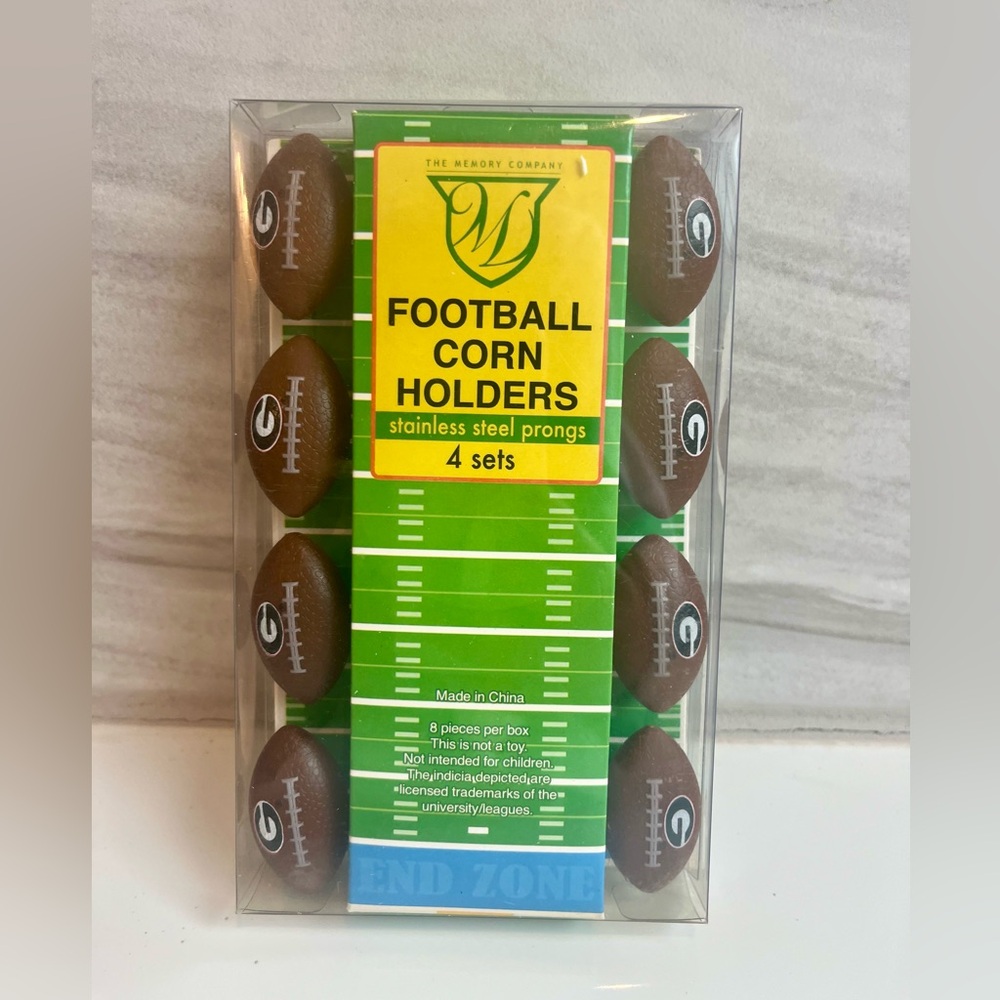 Georgia Bulldogs Football Corn Holders Grilling Accessory Tailgate Party Food